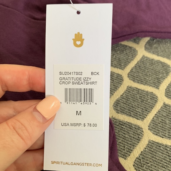 Spiritual Gangster Cropped Sweatshirt - Picture 7 of 8